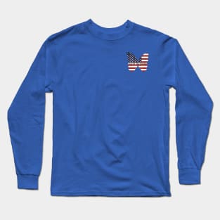 Eye Of The Beholder - Corner Butterfly Flag Long Sleeve T-Shirt